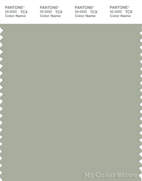 PANTONE SMART 16-0110X Color Swatch Card, Desert Sage
