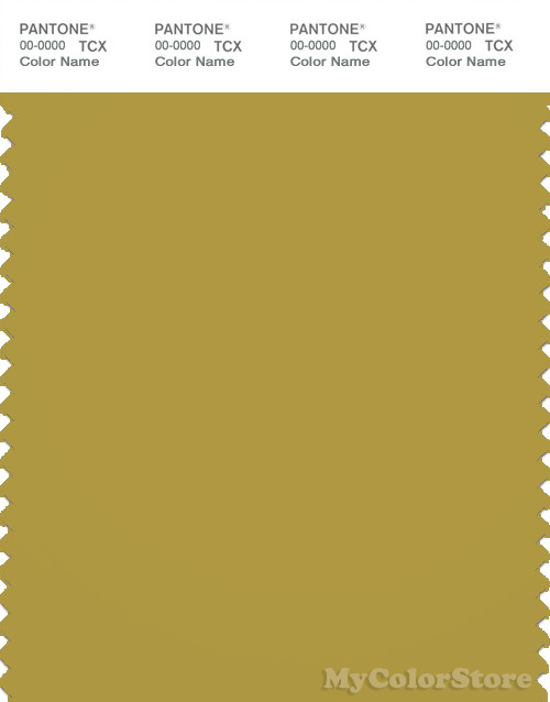 PANTONE SMART 16-0639 TCX Color Swatch Card | Pantone Golden Olive