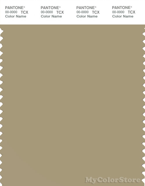 PANTONE SMART 16-1110X Color Swatch Card, Olive Gray