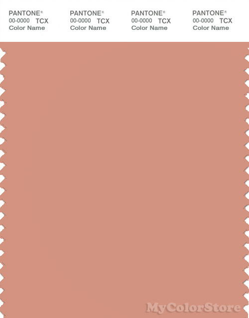 PANTONE SMART 16-1330X Color Swatch Card, Muted Clay