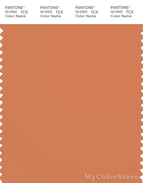 PANTONE SMART 16-1337X Color Swatch Card, Coral Gold