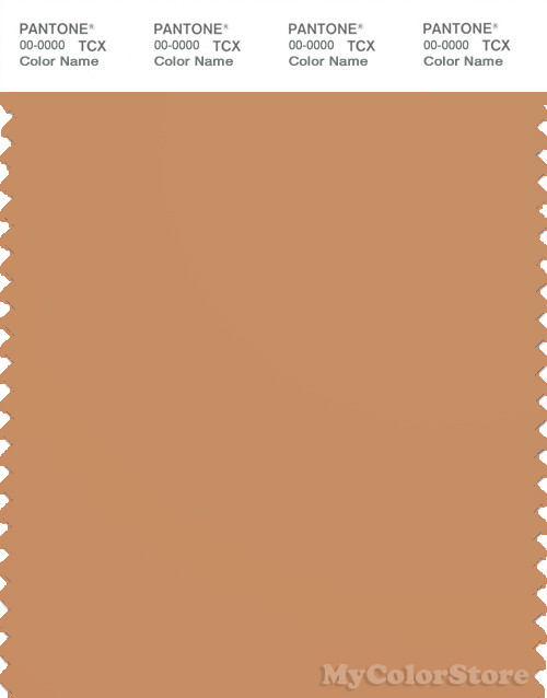 PANTONE SMART 16-1341X Color Swatch Card, Butterum