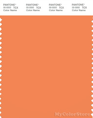 PANTONE SMART 16-1343X Color Swatch Card, Autumn Sunset