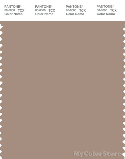 PANTONE SMART 16-1412X Color Swatch Card, Stucco