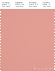 PANTONE SMART 16-1434X Color Swatch Card, Coral Almond