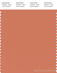 PANTONE SMART 16-1435X Color Swatch Card, Carnelian