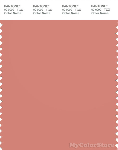 PANTONE SMART 16-1526X Color Swatch Card, Terra Cotta