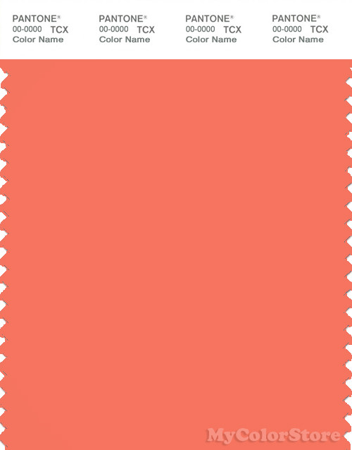 PANTONE SMART 16-1541X Color Swatch Card, Camellia
