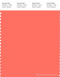 PANTONE SMART 16-1546X Color Swatch Card, Living Coral