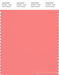 PANTONE SMART 16-1632X Color Swatch Card, Shell Pink