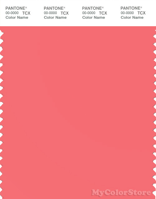 PANTONE SMART 16-1640X Color Swatch Card, Sugar Coral