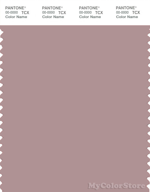 PANTONE SMART 16-1707X Color Swatch Card, Deauville Mauve