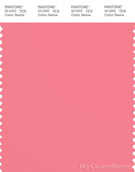 PANTONE SMART 16-1731X Color Swatch Card, Strawberry Pink