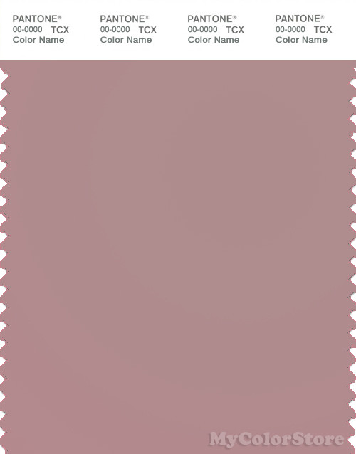 PANTONE SMART 16-1806X Color Swatch Card, Woodrose