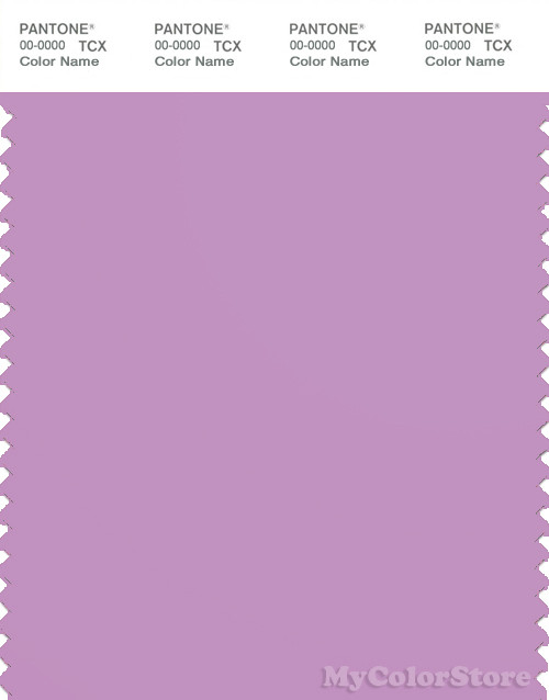 PANTONE SMART 16-3416X Color Swatch Card, Violet Toule