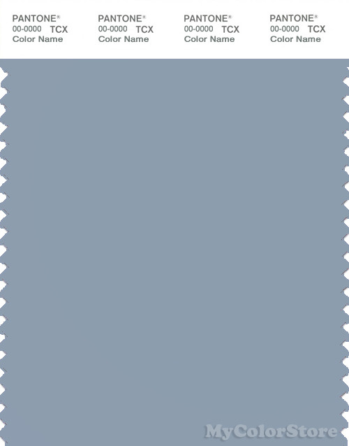 PANTONE SMART 16-4010X Color Swatch Card, Dusty Blue