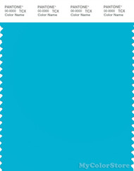 PANTONE SMART 16-4535X Color Swatch Card, Blue Atoll