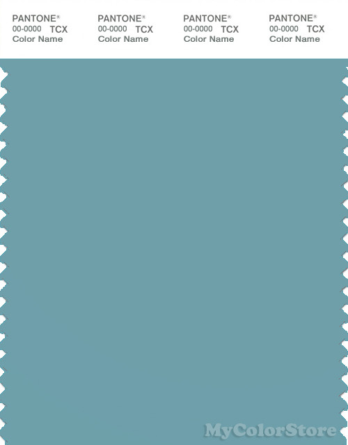 PANTONE SMART 16-4612X Color Swatch Card, Reef Waters