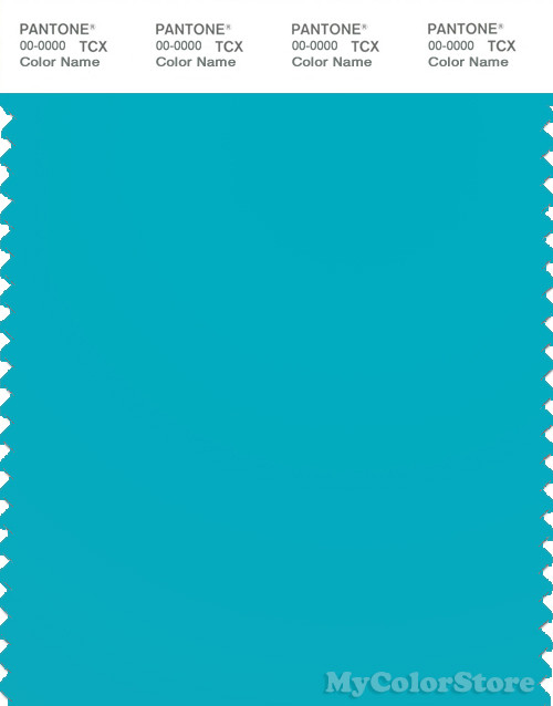 PANTONE SMART 16-4725X Color Swatch Card, Scuba Blue