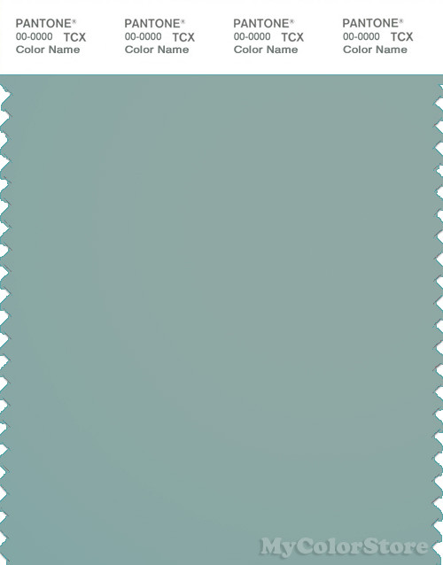 PANTONE SMART 16-5106X Color Swatch Card, Blue Surf