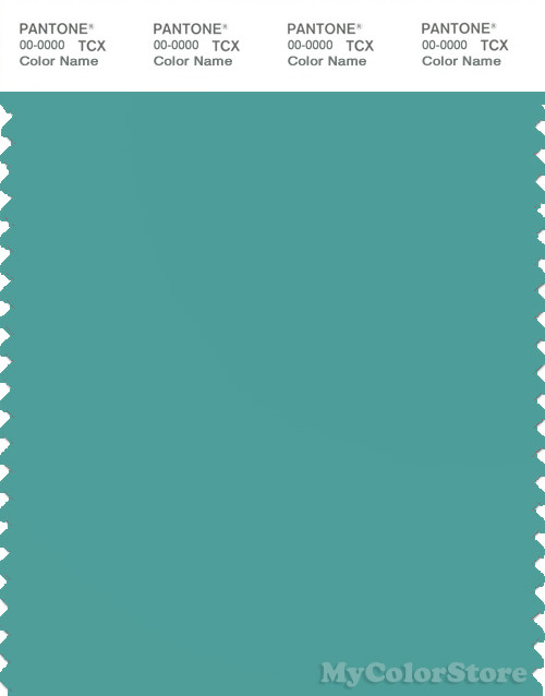 PANTONE SMART 16-5418X Color Swatch Card, Lagoon