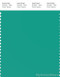 PANTONE SMART 16-5421X Color Swatch Card, Sea Green