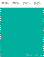 PANTONE SMART 16-5425X Color Swatch Card, Pool Green