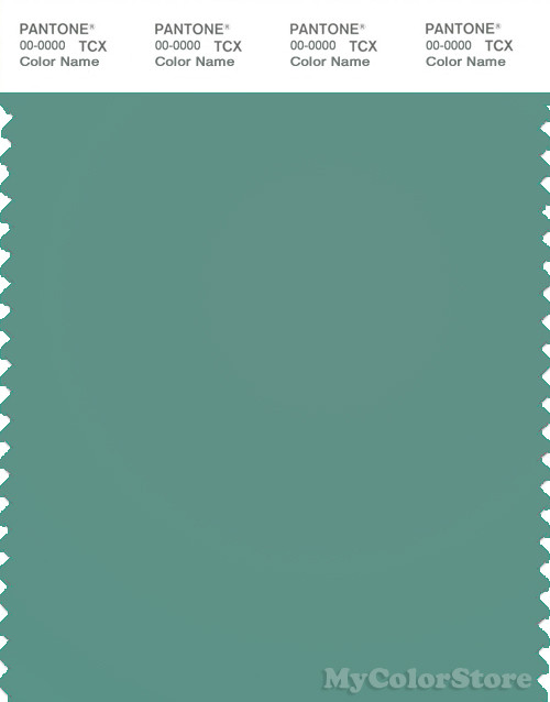 PANTONE SMART 16-5515X Color Swatch Card, Beryl Green