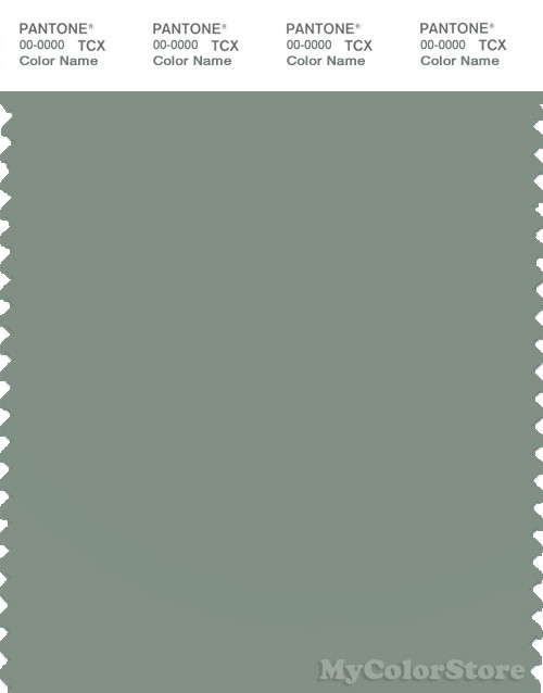 PANTONE SMART 16-5807X Color Swatch Card, Lily Pad