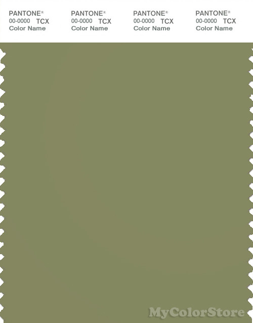 PANTONE SMART 17-0525X Color Swatch Card, Mosstone