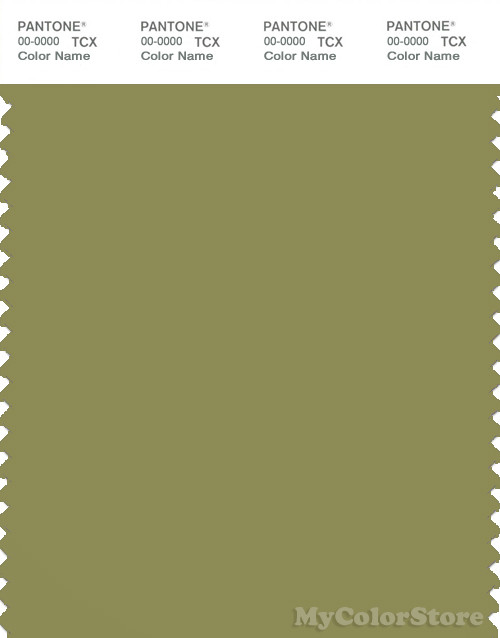 PANTONE SMART 17-0535X Color Swatch Card, Green Olive