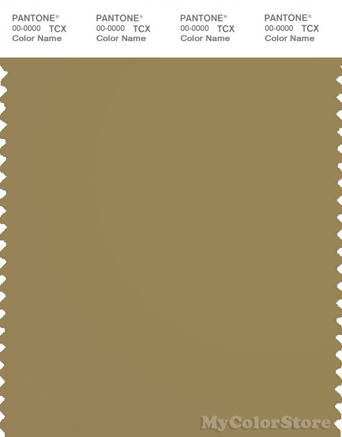 PANTONE SMART 17-0929X Color Swatch Card, Olive Green