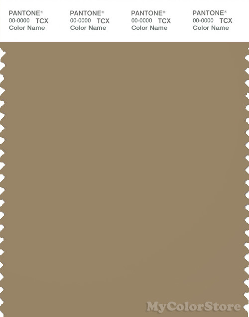 PANTONE SMART 17-1022X Color Swatch Card, Kelp