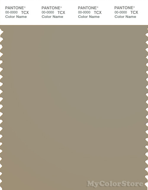 PANTONE SMART 17-1107X Color Swatch Card, Seneca Rock