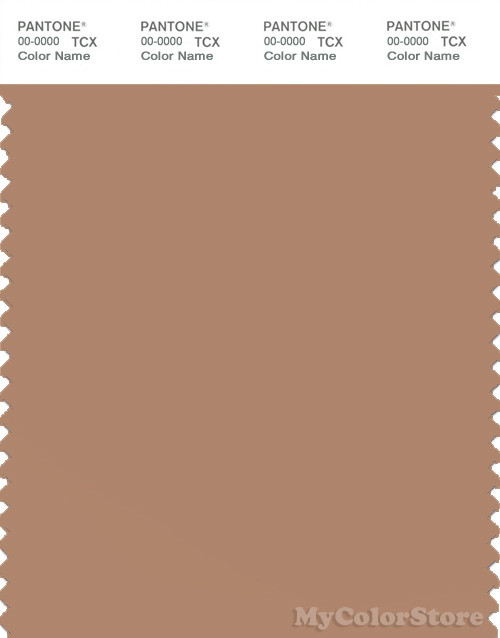 PANTONE SMART 17-1225X Color Swatch Card, Tawny Birch