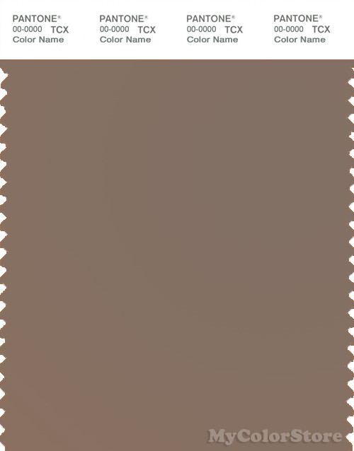 PANTONE SMART 17-1410X Color Swatch Card, Pine Bark
