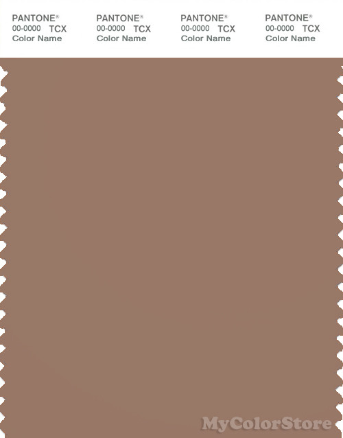 PANTONE SMART 17-1417X Color Swatch Card, Beaver Fur