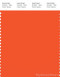 PANTONE SMART 17-1462X Color Swatch Card, Flame