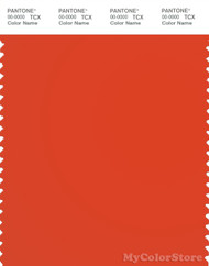 PANTONE SMART 17-1463X Color Swatch Card, Tangerine Tango