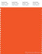 PANTONE SMART 17-1464X Color Swatch Card, Red Orange