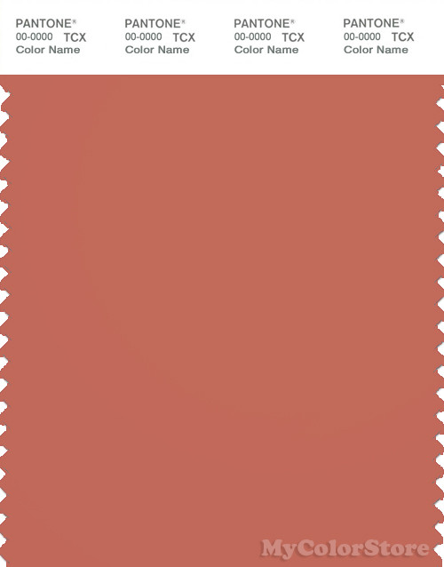 PANTONE SMART 17-1540X Color Swatch Card, Apricot Brandy
