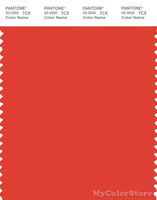 PANTONE SMART 17-1558X Color Swatch Card, Grenadine