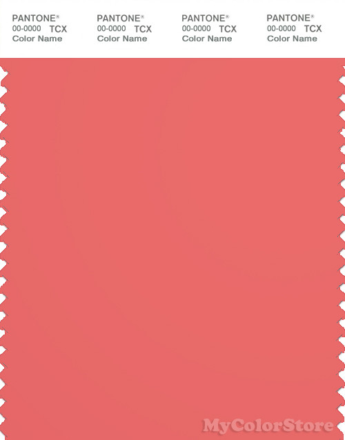 PANTONE SMART 17-1643X Color Swatch Card, Porcelain Rose