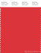 PANTONE SMART 17-1664X Color Swatch Card, Poppy Red