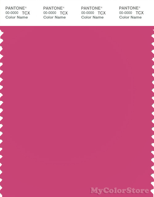 PANTONE SMART 17-2031X Color Swatch Card, Fuchsia Rose