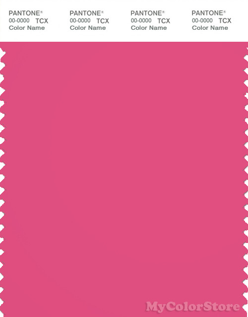PANTONE SMART 17-2033X Color Swatch Card, Fandango Pink