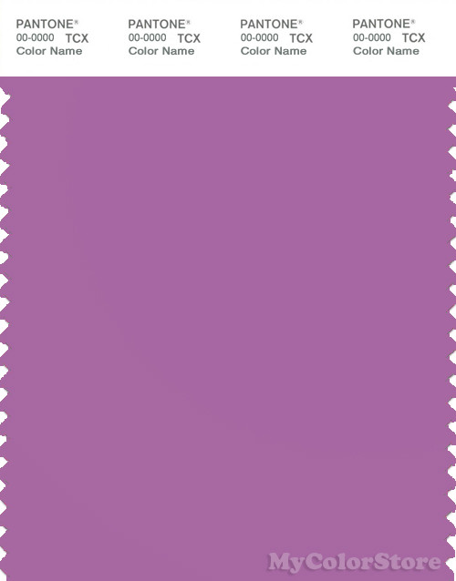 PANTONE SMART 17-3323X Color Swatch Card, Iris Orchid