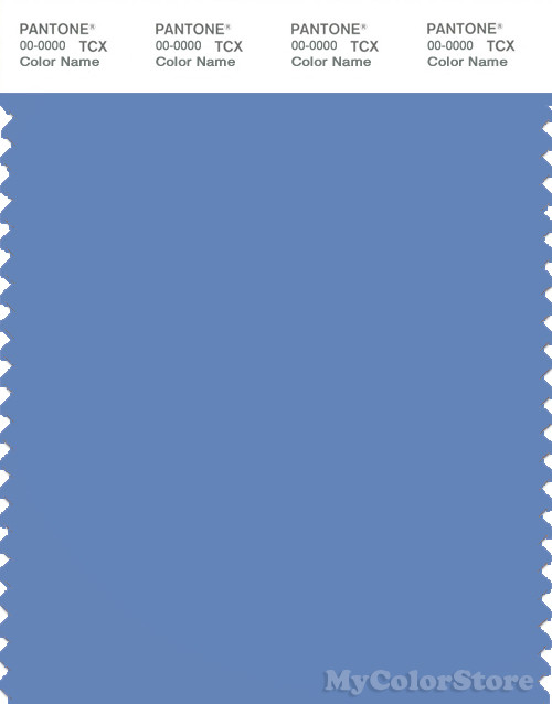 PANTONE SMART 17-3936X Color Swatch Card, Blue Bonnet