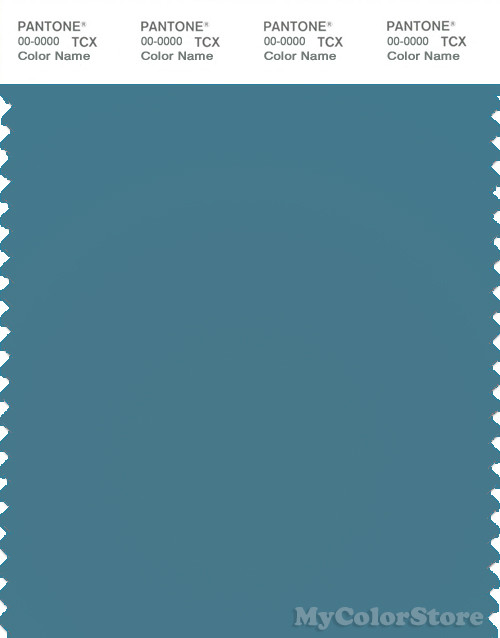 PANTONE SMART 17-4716X Color Swatch Card, Storm Blue