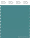 PANTONE SMART 17-4919X Color Swatch Card, Teal